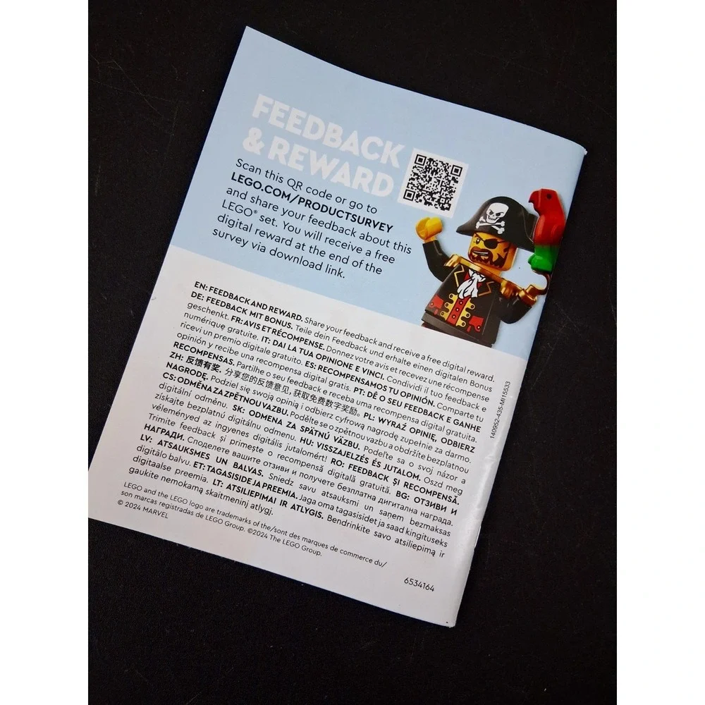LEGO Marvel Thor vs Surtur Instruction Manual Only - Picture 2 of 4